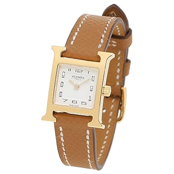 エルメス Ｈウォッチ ゴールド ブラウン 新品)HERMES エルメス Hウォッチ 036732WW00 Hウォッチ ゴールド